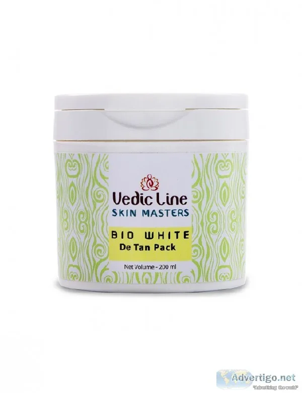 Vedic Line  Bio White De Tan Face Pack