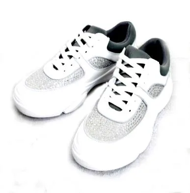 New Women s Embellished Chunky Sneakers