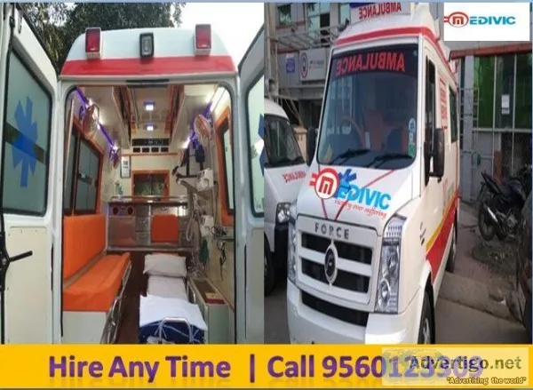 24x7 Hours Medical ICU Ambulance Service in Delhi by Medivic