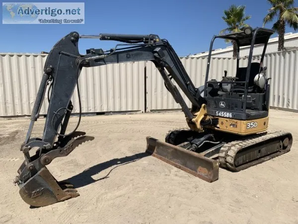 2013 JOHN DEERE 35D MINI HYDRAULIC EXCAVATOR 155401203