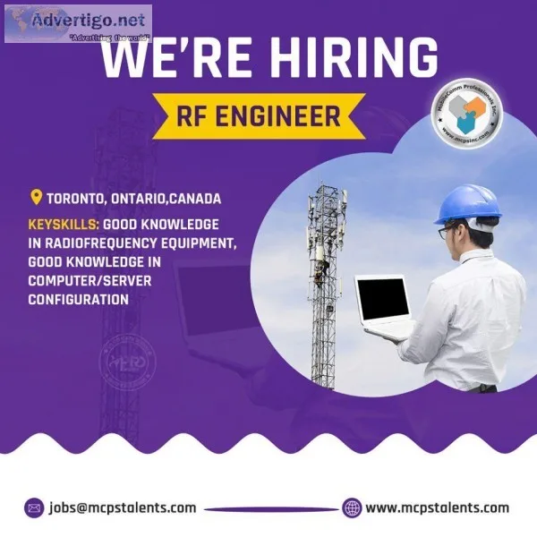 Hiring as an RF Engineer in Toronto