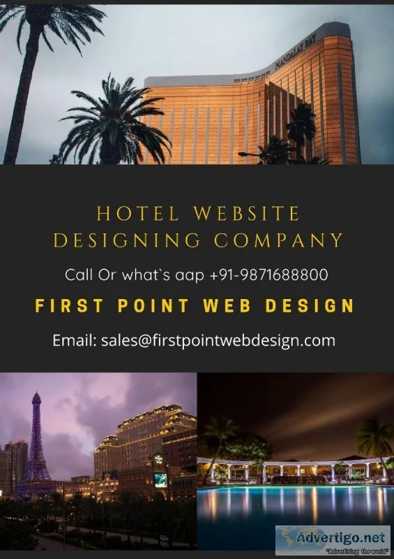 Hotel Website Designing Company at Best Rate
