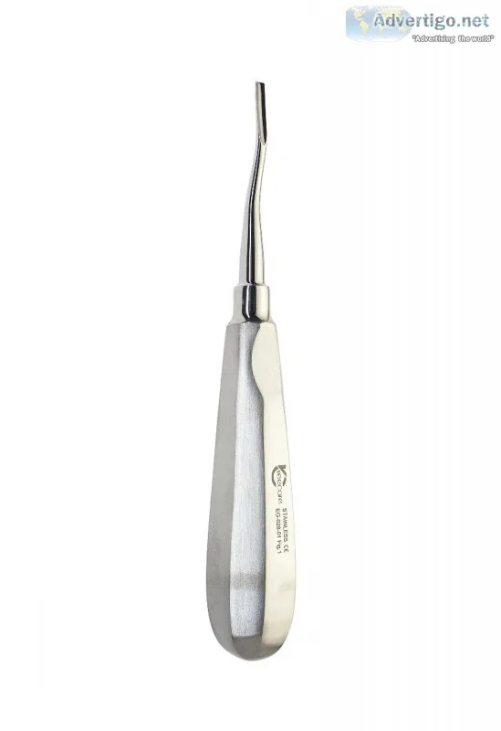 Elevators - Straight Upper Bend Elevator - Dental Instruments On