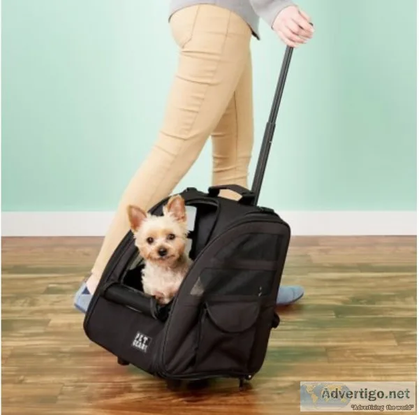 Pet Gear I-GO2 Traveler Dog and Cat Backpack and Rolling Carrier
