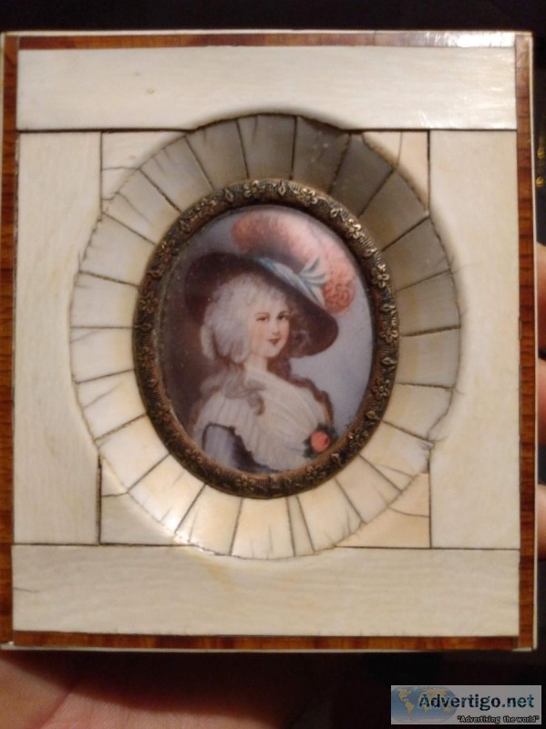 &quotSmall Hand Painted Protraies of 1700s" Duchess of Devon