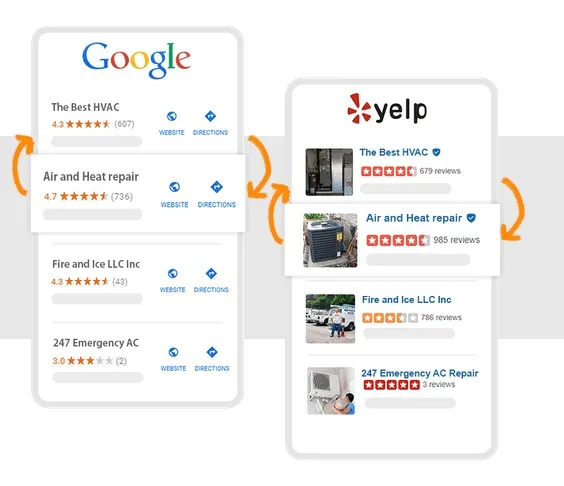 Increase google reviews & build trust & credibility - zurvia app