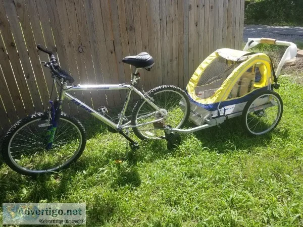 Bike and trialer combo