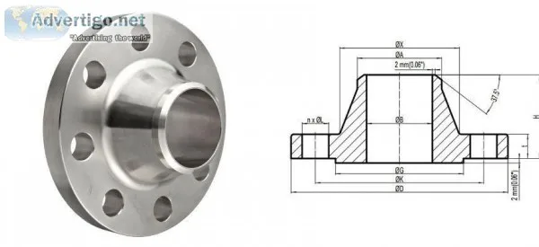 Stainless Steel Carbon Steel Weld Neck Flanges