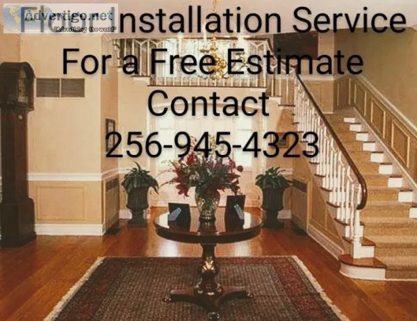 Floor Installation call for a FREE ESTIMATE TODAY 