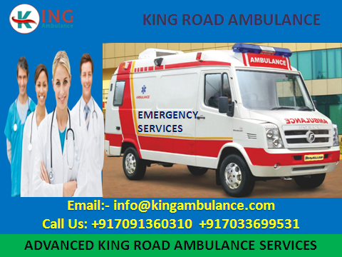 Ventilator Road Ambulance Service in Darbhanga by King