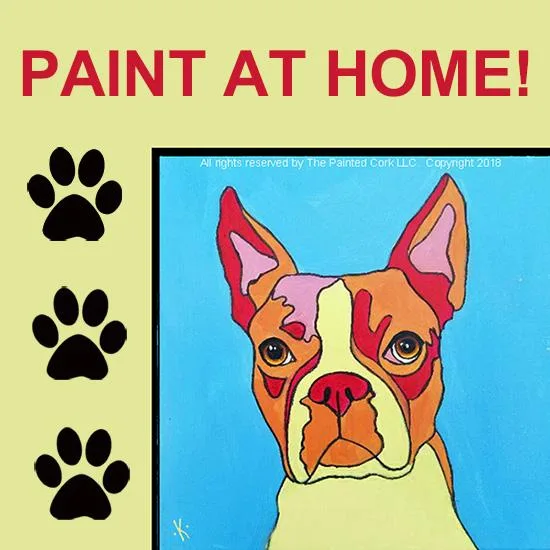 PAINT YOUR PET  AT HOME  Warhol Style Pick up your painting kit 