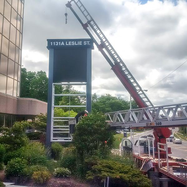 We create glowing Custom Pylon Signs with Sign Source Solution