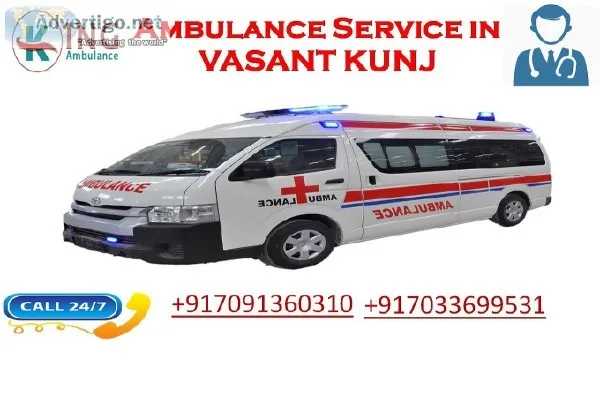 Use Benefit of Low-Cost Ambulance Service in Vasant Kunj