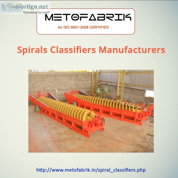 Screw classifier manufacturers