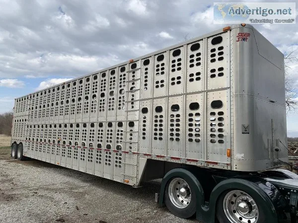 2011 Wilson PSDCL-402 Livestock Semi Trailer For Sale in LaCygne