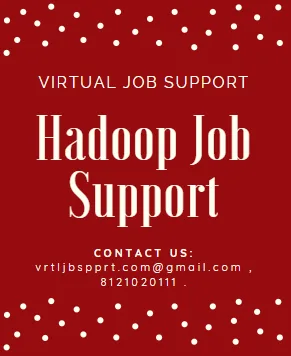 Hadoop Job Support
