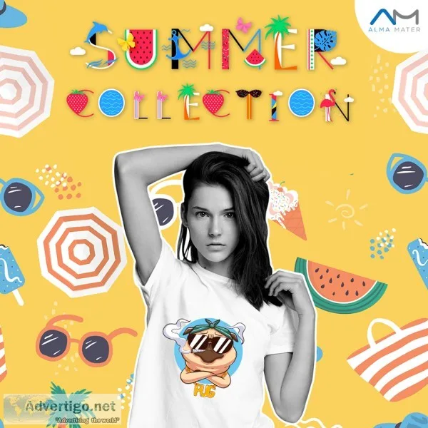 For Best Service For T Shirt Printing in Delhi Contact Alma Mate