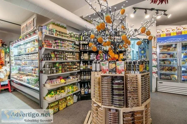 Gourmet grocery store fruits and vegetables cooked meals Very go