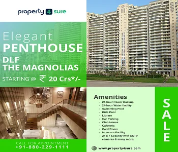 DLF The Magnolias for Sale in Gurugram  5 BHK Penthouse in Gurug