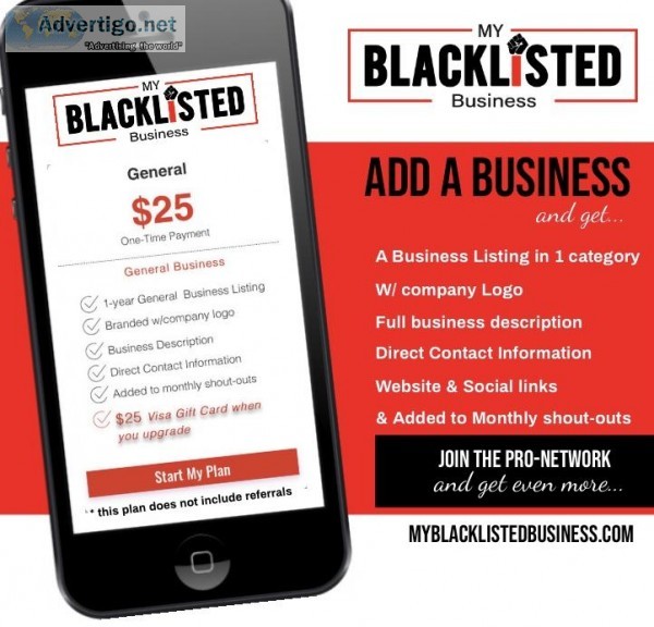 My Blacklisted Business