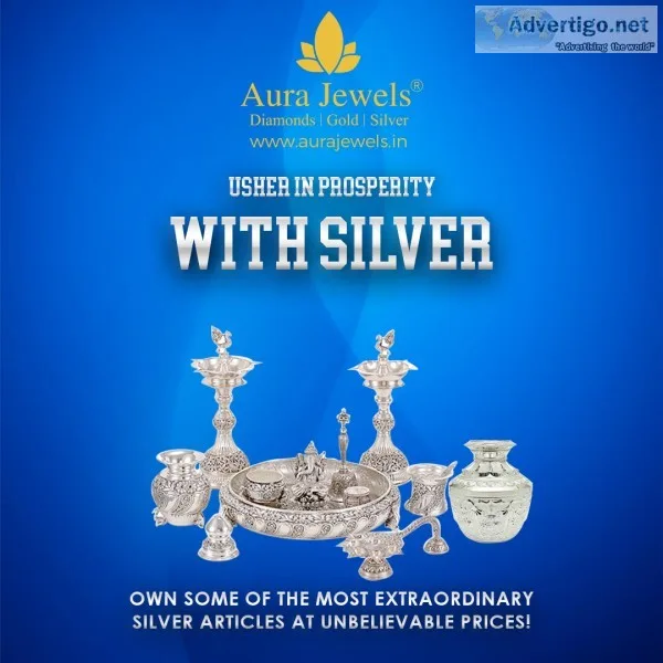 Silver Articles in Bangalore - Aura Jewels
