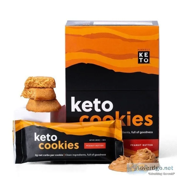 Keto Cookies - 24 Cookies - Peanut Butter