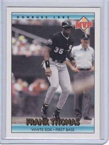Frank Thomas 1992 Donruss MVP McDonald s of Canada 2 of 26