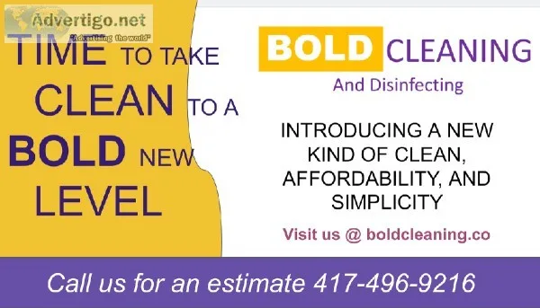Take Cleaning to a BOLD New Level