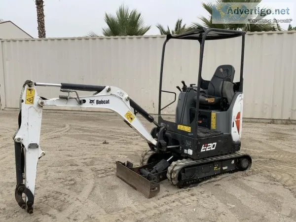 2017 BOBCAT E20 MINI HYDRAULIC EXCAVATOR 120204203