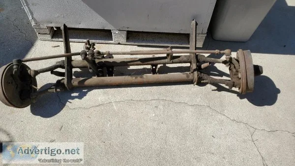 VW King Pin Front Beam Drum to Drum