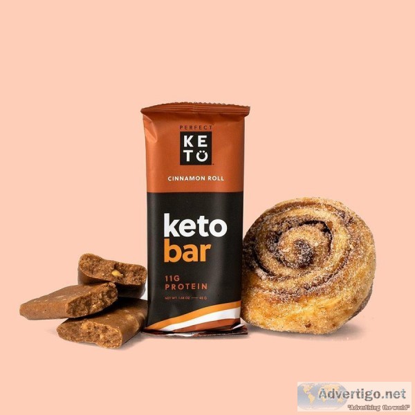 Keto Bars - 12 Bars - Cinnamon Roll