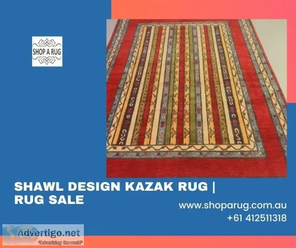 Shawl Design Kazak Rug  Rug Sale