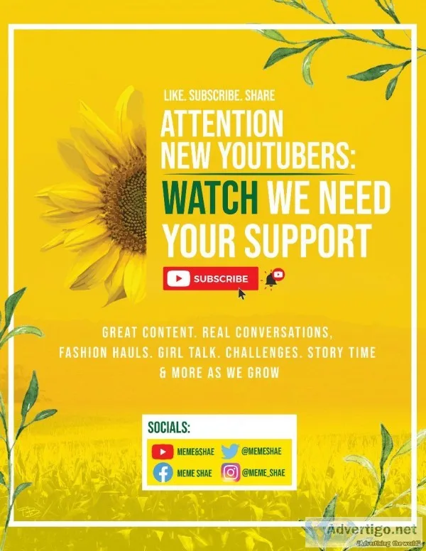 New Youtubers