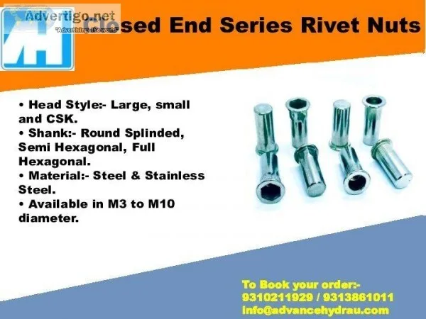 Closed End Series Rivet Nuts