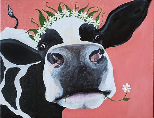 Sacramento Studio 826 NEW PAINTING  Come paint &quotDaisy the Co