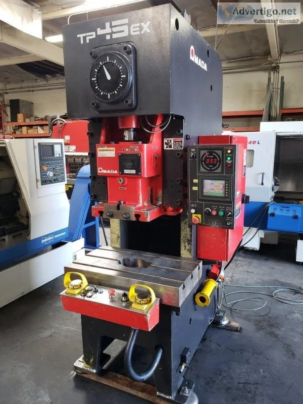 AMADA TP-45EX Variable Speed Gap-Frame 45-Ton Press 2006 loaded 