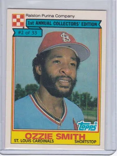 Ozzie Smith 1984 Ralston Purina 1st Annual Collector s Edition 2