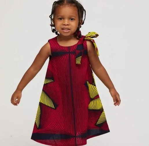 BUY ADEMI AFRICAN PRINT DRESS KIDS