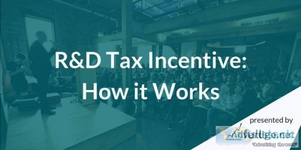 How RandD Tax Incentive Works