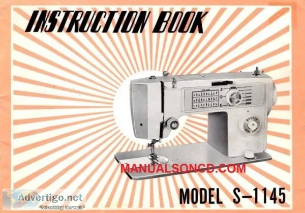 Elgin S-1145 Sewing Machine Instruction Manual