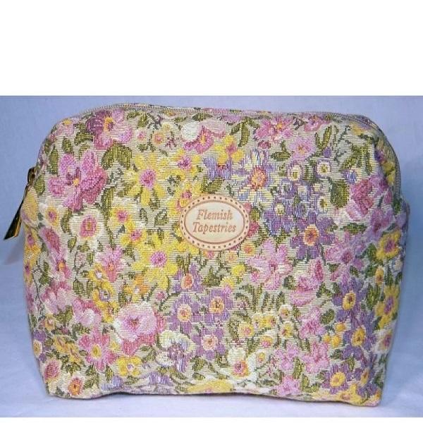 Wildflower Toiletry Purse Belgian Hand Bag