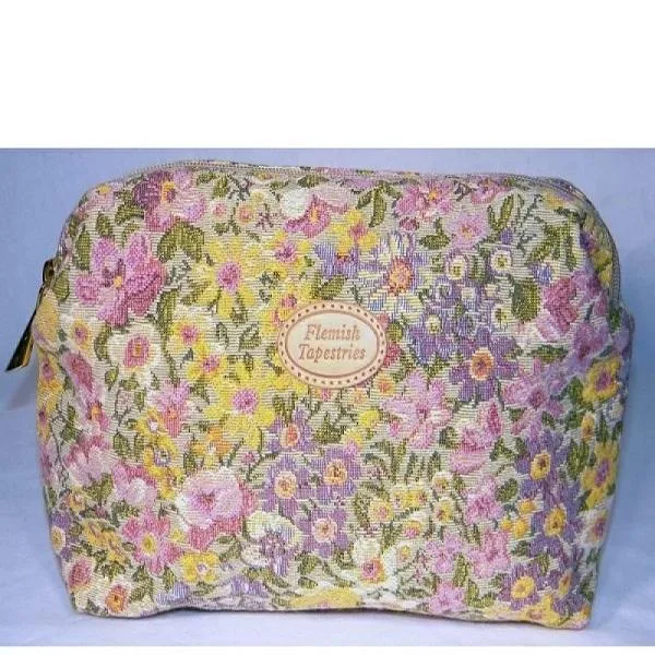 Wildflower Toiletry Purse Belgian Hand Bag