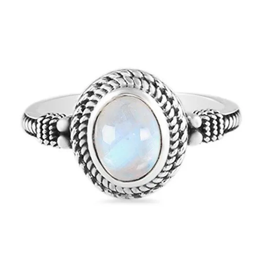 SILVERMOONSTONE RING-TIMELESS ELIXIR