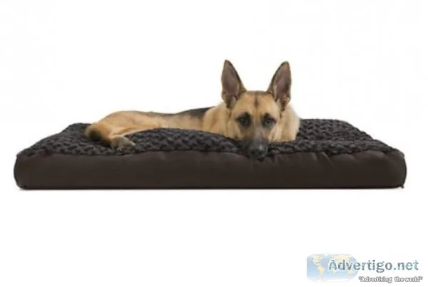 FurHaven Ultra Plush Deluxe Pillow Dog Bed wRemovable Cover