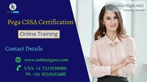 Pega CSSA Certification Online Course  Pega CSSA Online Training