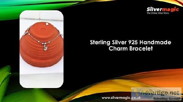 Sterling Silver 925 Handmade Bracelet With Marcasite