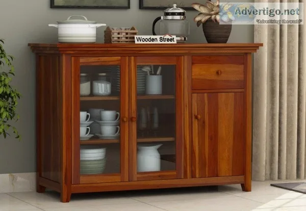 Discounts on kitchen wardrobe online at Wooden Street