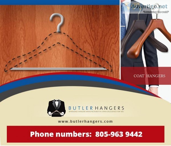 Quality Based Wooden Hangers - Butler Hangers