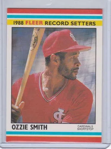 Ozzie Smith 1993 Fleer Record Setters 38