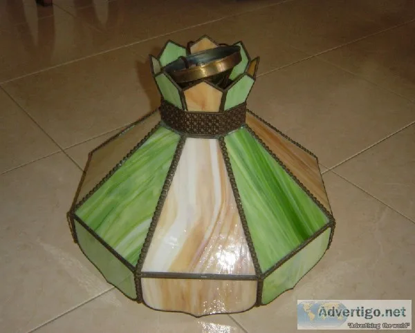 Vintage Tiffany Style Stained Glass Hanging Light Ceiling Lamp S